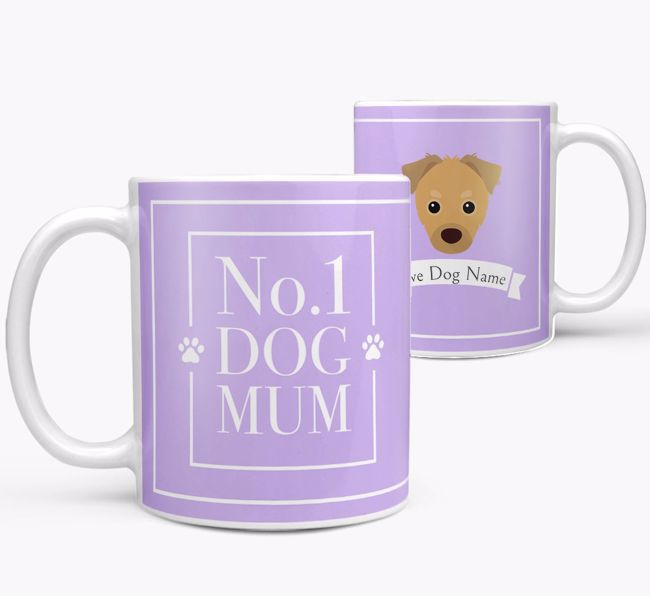 Personalised 'No.1 Mum' Mug from your {breedFullName}